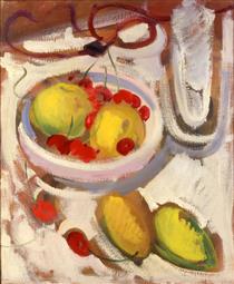 Apples and Cherries - Endre Rozsda