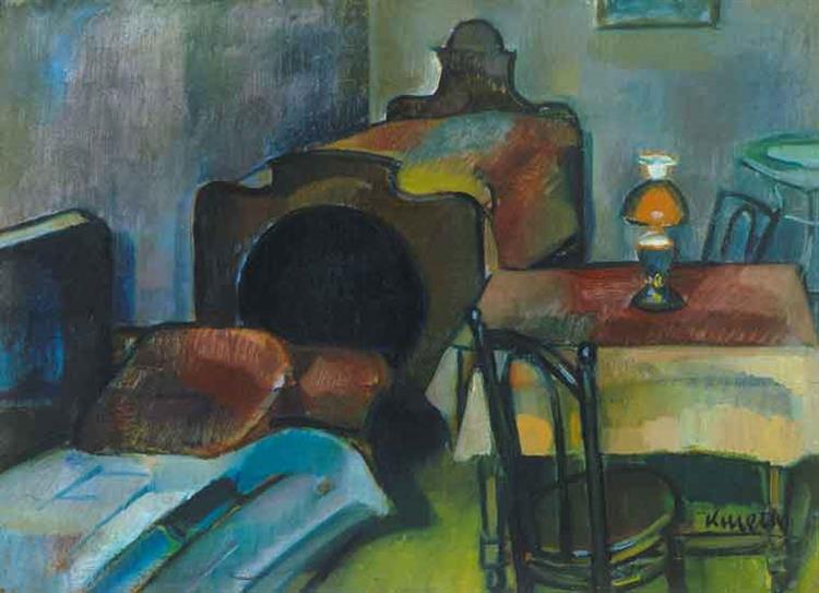 Room, c.1915 - János Kmetty