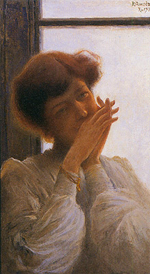 Estudo De Mulher, 1904 - Родольфо Амоедо