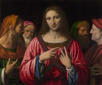 Christ among the Doctors - Бернардино Луини