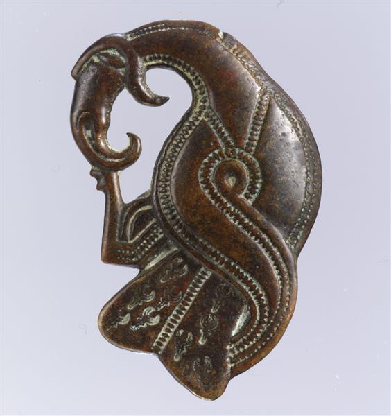 Brooch in Form of a Bird of Prey - Art viking
