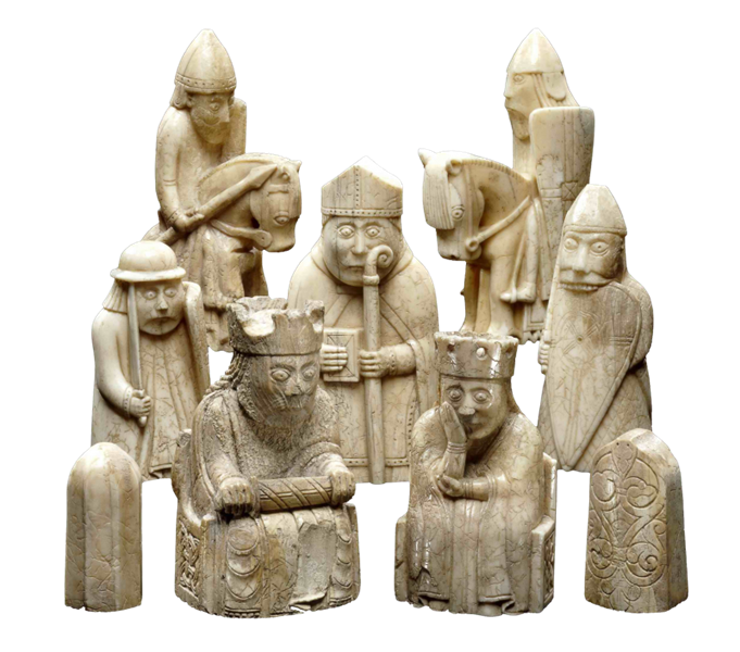 The Lewis Chessmen, 1100 - Viking art