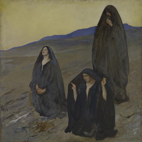 The Three Marys, c.1906 - c.1911 - Эдвин Остин Эбби