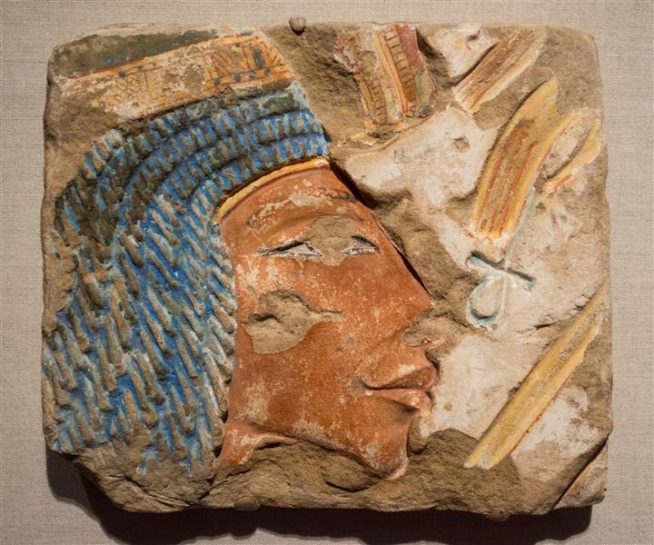 Talatat of Queen Nefertiti, c.1357 - c.1353 公元前 - 古埃及
