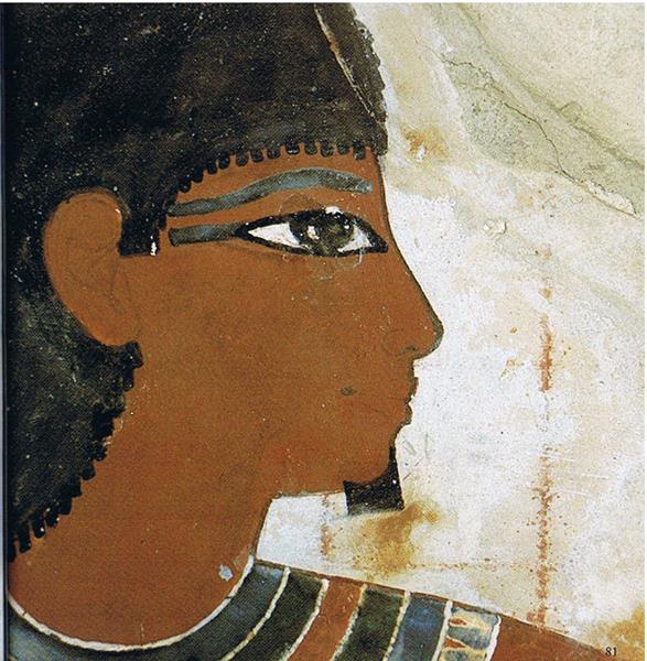 Der Priesterbeamte Nacht, c.1390 公元前 - 古埃及
