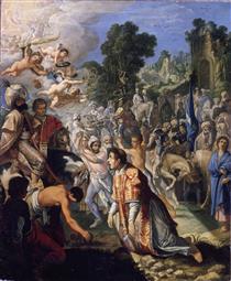 The Stoning of St. Stephen - Адам Ельсгаймер