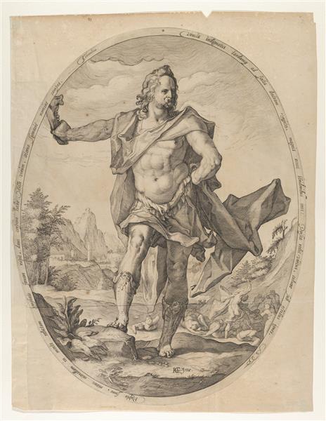 Samson, 1597 - Hendrick Goltzius