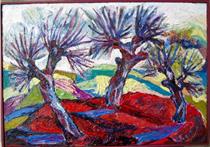 Landscape with willows - Eleonora Brigalda Barbas