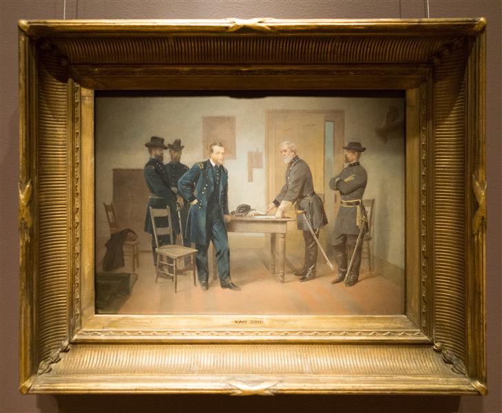 Lee Surrendering to Grant at Appomattox - Alonzo Chappel