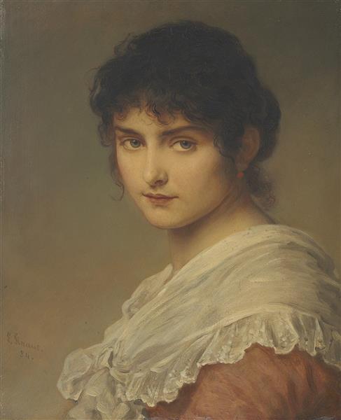 Lost in Thought, 1884 - Ludwig Knaus