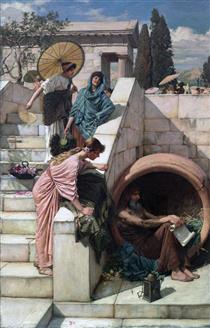 Diogenes - 约翰·威廉姆·沃特豪斯