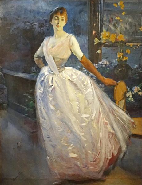 Portrait de Madame Roger Jourdain, 1885 - Albert Besnard