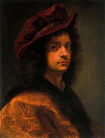 Autorretrato Corredor De Vasari - Giovanni Battista Gaulli