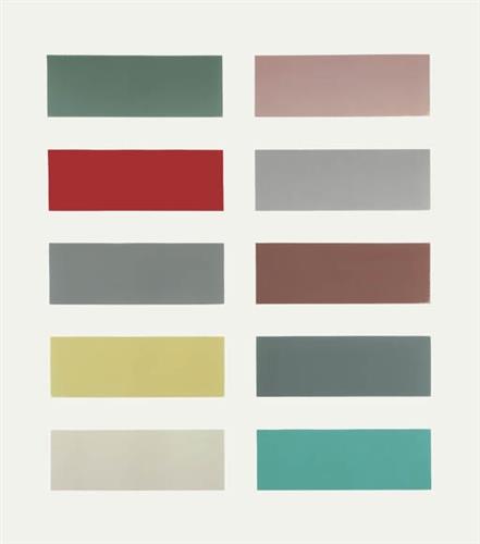 Ten Colours, 1966 - Gerhard Richter
