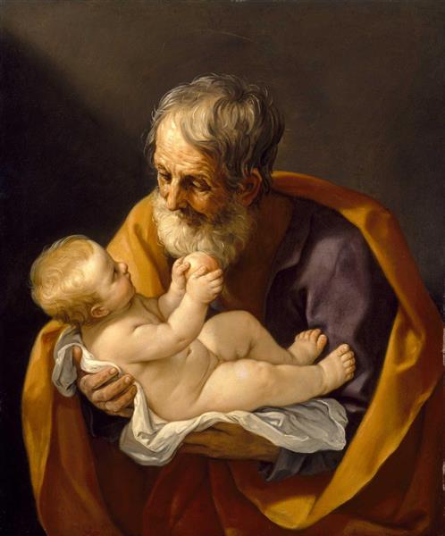 Saint Joseph and the Christ Child, 1640 - Guido Reni