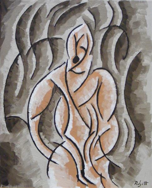 AP 1910 Seated Nude 2019, 2019 - Anthony Padgett