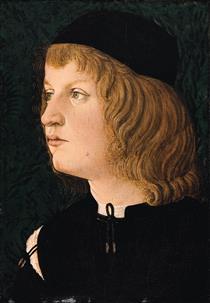 Portrait of a Young Man - Франческо Боттічіні
