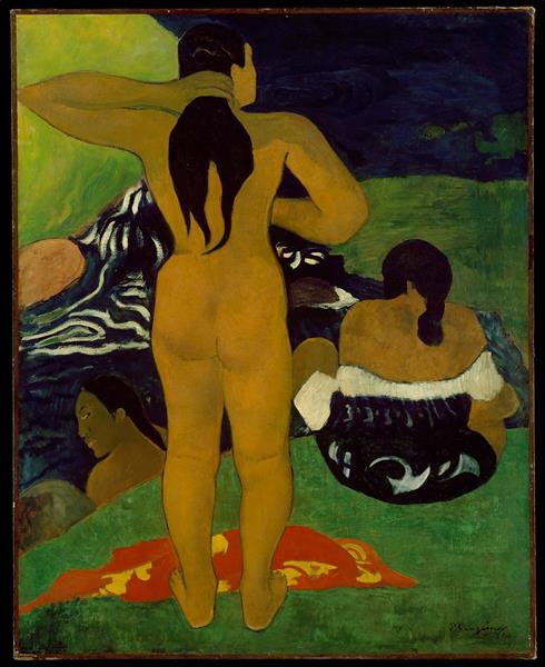 Tahitian Women Bathing, 1892 - Paul Gauguin
