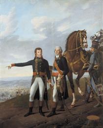 General Bonaparte and his chief of staff Berthier at the battle of Marengo - Antoine Charles Horace Vernet