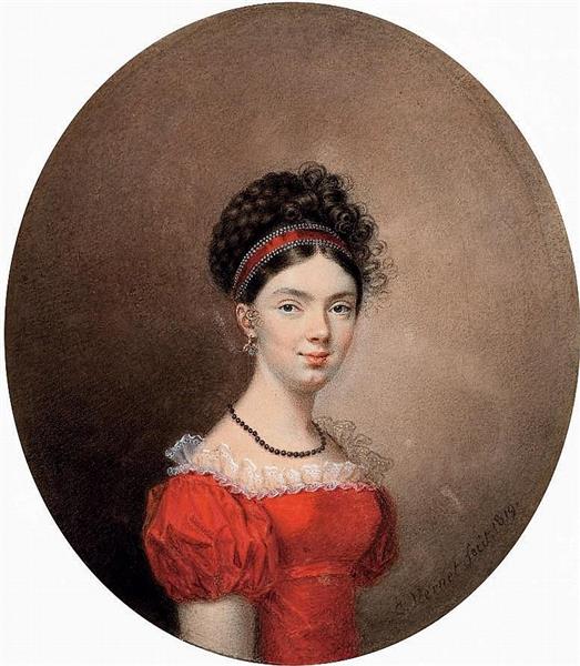 Maria Ivanovna de Traversay, 1819 - Carle Vernet