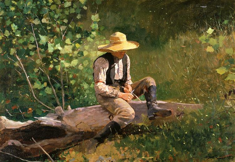 The Whittling Boy, 1873 - Winslow Homer