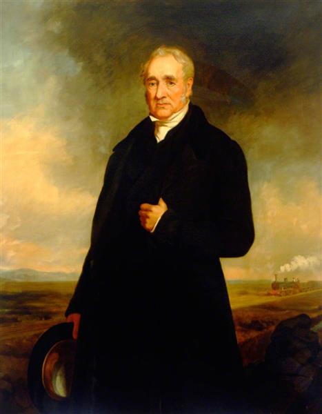George Stephenson (copy After John Lucas) - Charles William Mitchell