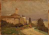 Assisi Landscape, 1908 - Fujishima Takeji