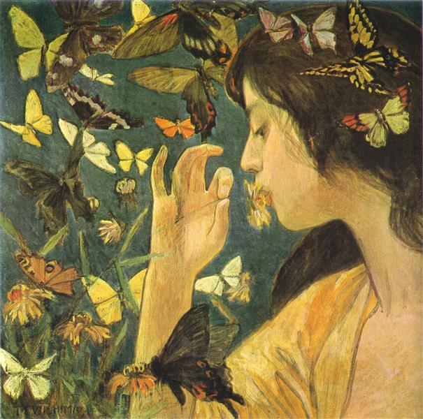 Butterflies - 藤島武二