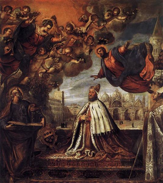 Doge Pietro Loredan Beseeching the Virgin - Palma il Giovane