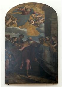 Incontro di San Gioacchino con Santa Anna - Palma il Giovane