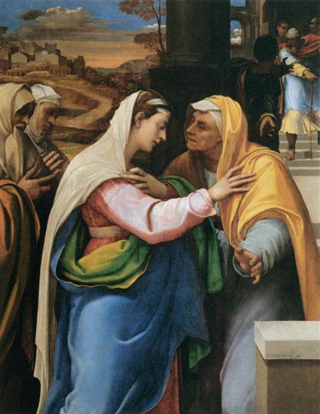 The Visitation, c.1519 - Sebastiano del Piombo