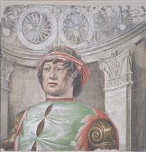 Poet Laureate with Red Hat - Donato d'Angelo Bramante
