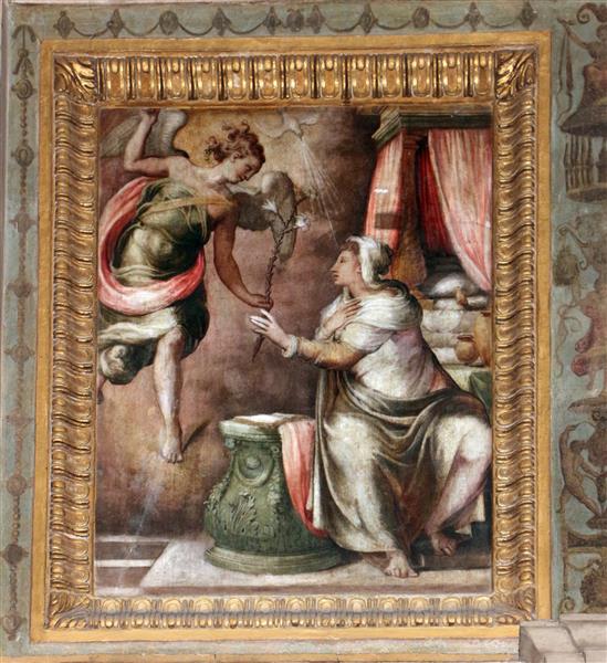 Annunciation, 1563 - Francesco de' Rossi (Francesco Salviati), "Cecchino"