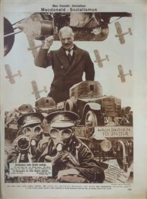 Macdonald = Socialism, from the Workers' Illustrated News - John Heartfield