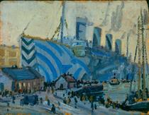 Olympic with Returned Soldiers - Arthur Lismer