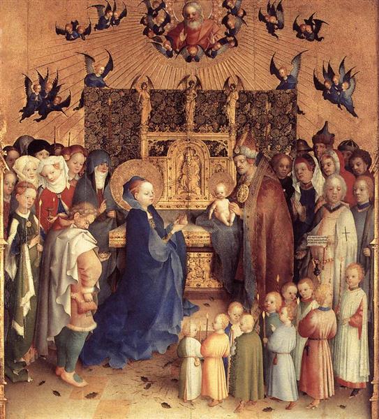 Presentation of Christ in the Temple, c.1447 - Stefan Lochner