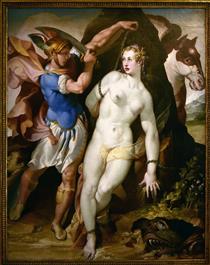 Perseus frees Andromeda - Бартоломео Пассаротти