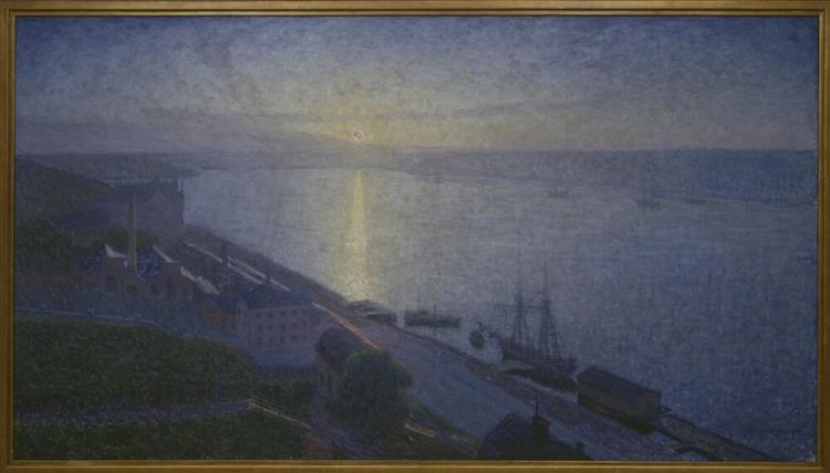 Solnedgång, 1895 - Ежен Фредрік Янсон