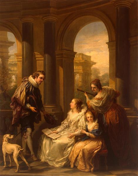 Spanish Concert (Spanish Сonversation), 1754 - Шарль Андре Ван Лоо