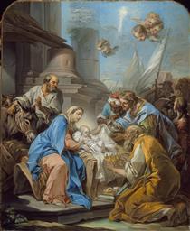 Adoration of the Magi - Charles André van Loo