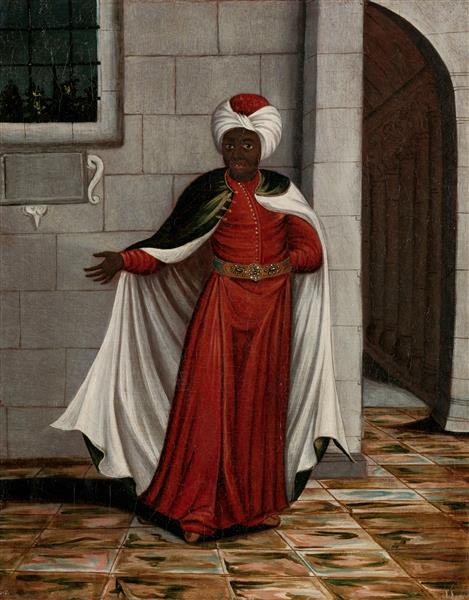 The Kislar Aghassi, head of the black eunuchs, c.1730 - Jean-Baptiste van Mour