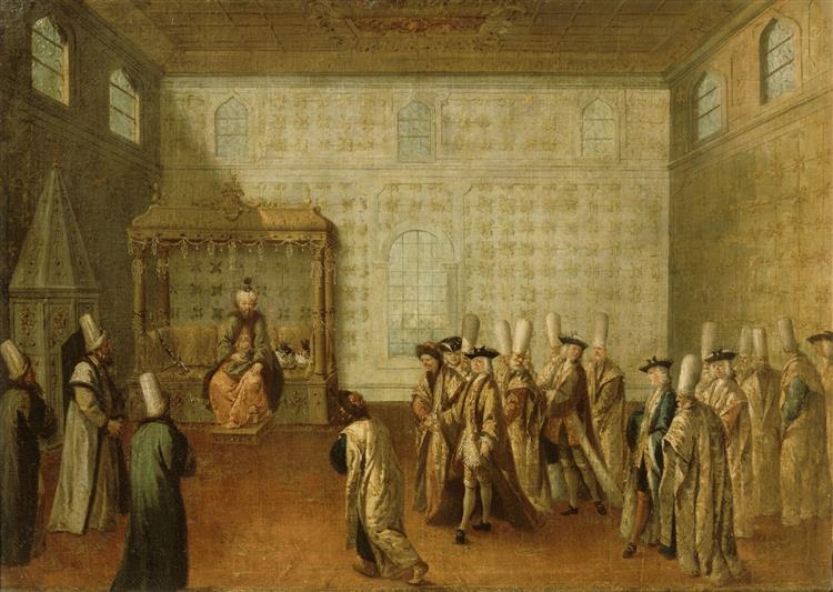 Reception of the French ambassadors, 1699 - Jean Baptiste Vanmour