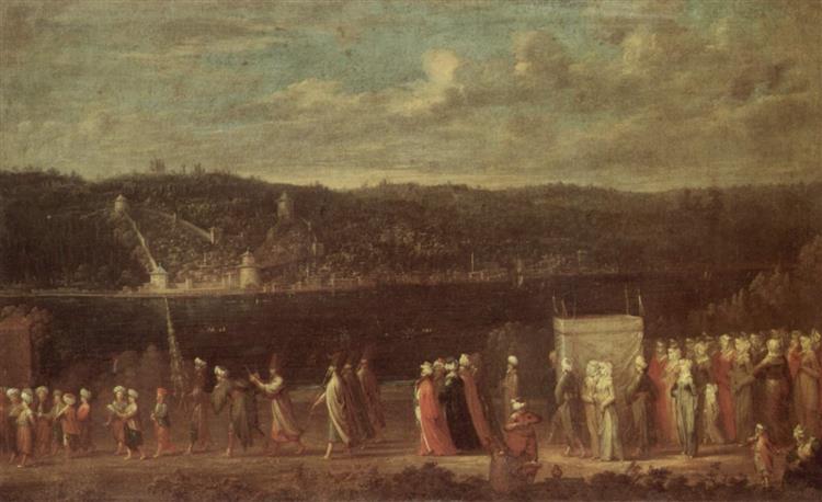 Turkish wedding, c.1730 - Jean Baptiste Vanmour