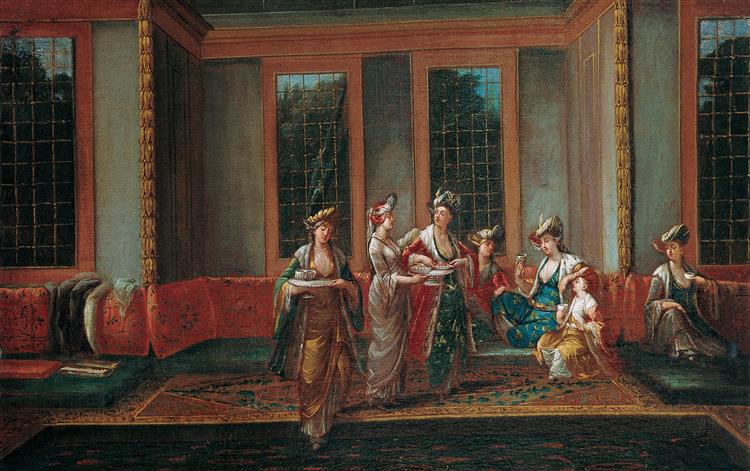 Women Drinking Coffee, c.1730 - Jean Baptiste Vanmour