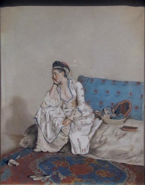Portrait of Maria Gunning, Countess of Coventry, 1749 - Jean-Étienne Liotard