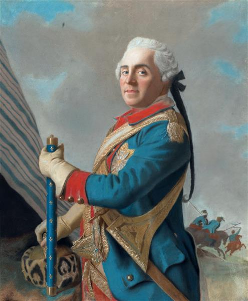 Portrait of Count Herman Maurits of Saxony, Marshal of France, 1748 - Жан-Этьен Лиотар