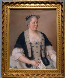Portrait of the empress Maria Theresa of Austria - Жан Етьєн Ліотар