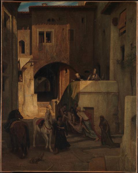 The Good Samaritan, c.1853 - Александр-Габриэль Декан