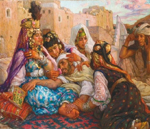 Martyr Of Love (Chahid El Ouschq), c.1922 - Nasreddine Dinet