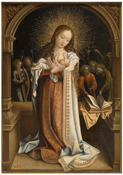The Virgin of the Milk, c.1520 - Бернард ван Орлей